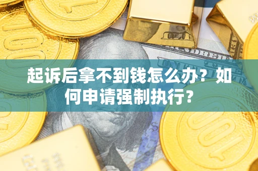 北京起诉后拿不到钱怎么办？如何申请强制执行？