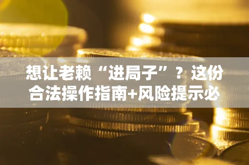 北京想让老赖“进局子”？这份合法操作指南+风险提示必须看！